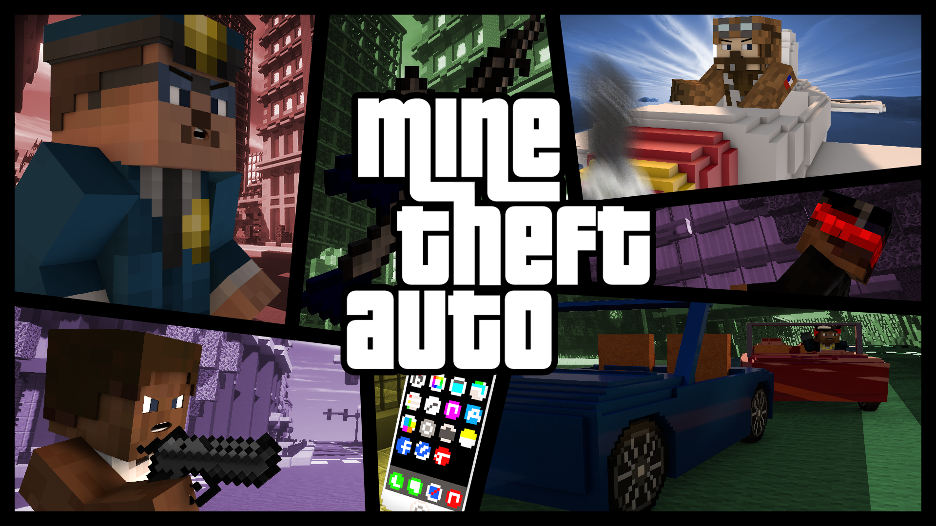 Mine Theft Auto (GTA IN MINECRAFT)